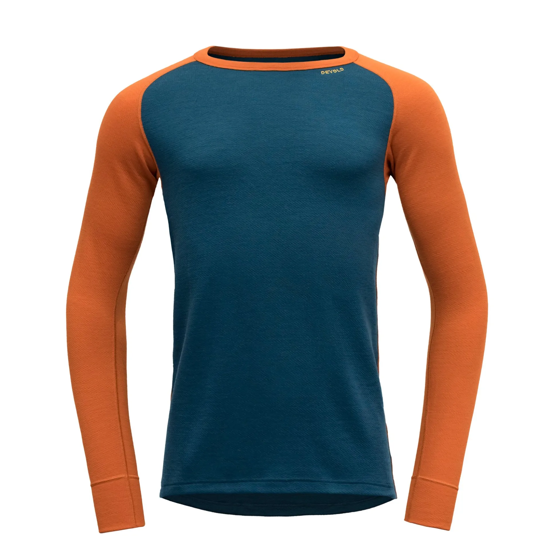 Top>Devold of Norway Expedition Merino 235 Shirt Man Flame/Flood