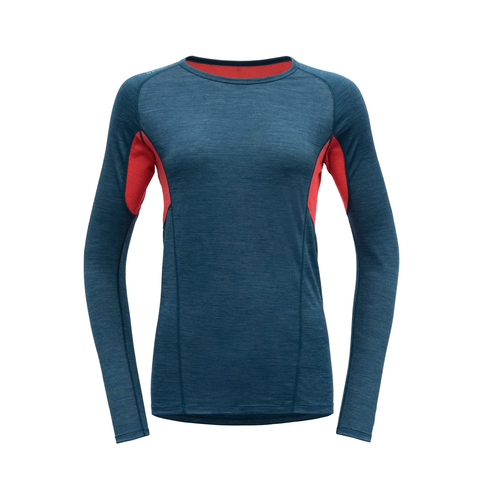 Top>Devold of Norway Running Merino 130 Shirt Wmn Flood