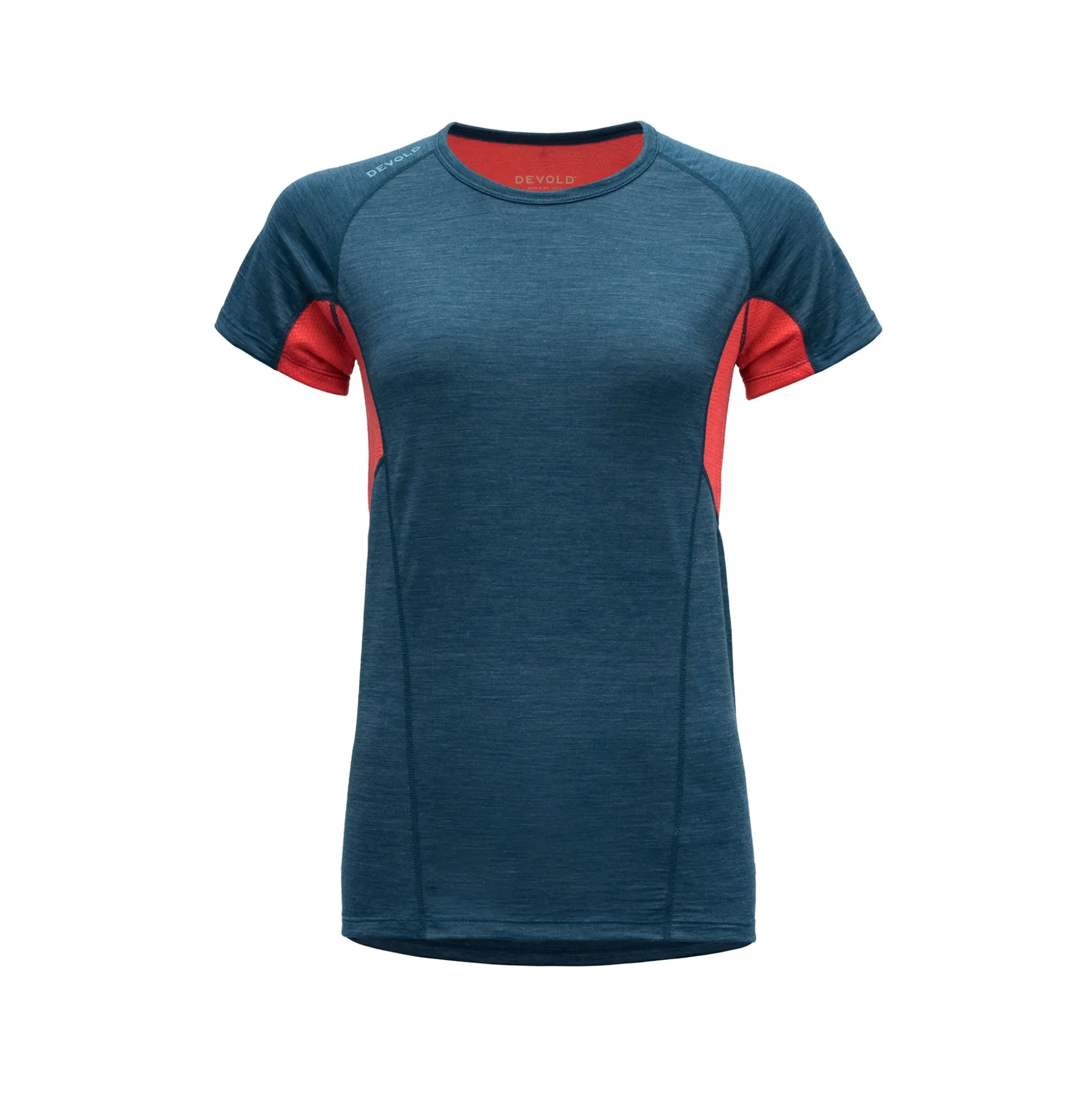 T-Shirt>Devold of Norway Running Merino 130 T-Shirt Wmn Flood