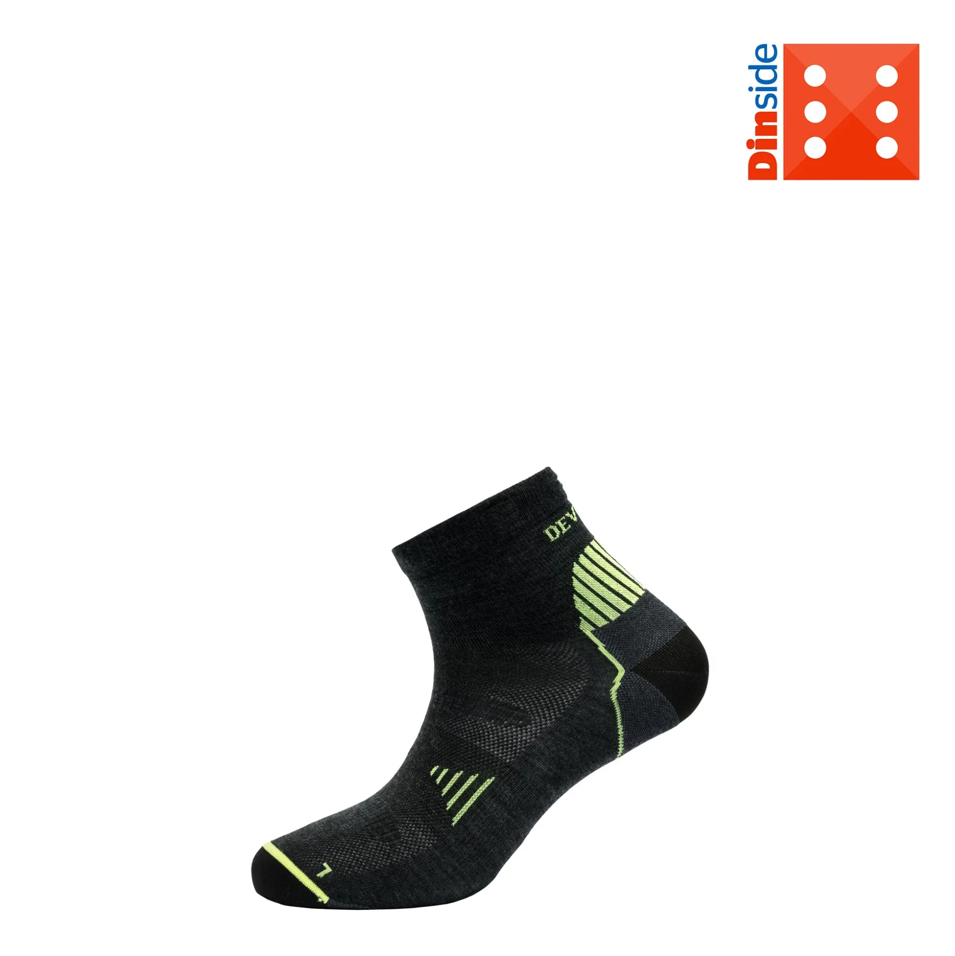Socks>Devold of Norway Running Merino Ankle Sock Dark Grey